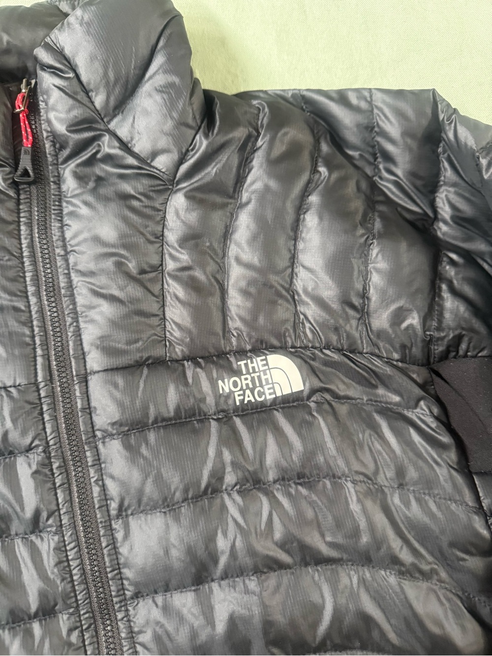 Women's The North Face 800 Pro Lightweight Puffer Jacket Black S Flaw - Picture 2 of 8